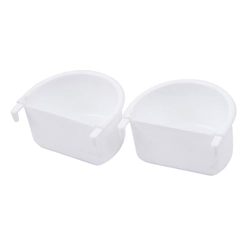 JISADER Premium Vogelfutternapf Set für Papageien Und Kleinvögel, 7.4 cm x 6.3 cm x 3.9 cm von JISADER