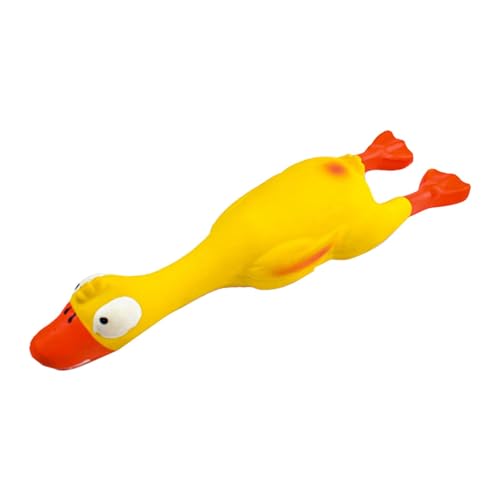 JISADER Quietschendes Hundespielzeug, Kauspielzeug für Hunde, Bissfeste Strandspiele, Lustig, Neuheit, Spiele für draußen, Latex-Ente, Sound-Ente JISADER Quietschendes Hundespielzeug, Kauspielzeug für Hunde, Bissfeste Strandspiele, Lustig, Neuheit, Spiele für draußen, Latex-Ente, Sound-Ente von JISADER