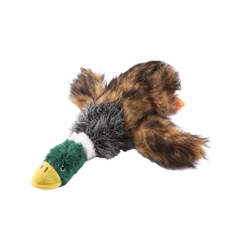 JISADER Quietschendes Hundespielzeug, kleines Hundespielzeug, bequemes Welpenspiel, Füllung, Kauspielzeug für mittelgroße Hunde und große, Ente JISADER Quietschendes Hundespielzeug, kleines Hundespielzeug, bequemes Welpenspiel, Füllung, Kauspielzeug für mittelgroße Hunde und große, Ente von JISADER