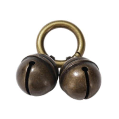 JISADER Schlüsselanhänger Glocken Glocken Messing Glocke Kragen Glocken für Home Decor Weihnachten Halloween, Messingglocke 4.6x2.5cm JISADER Schlüsselanhänger Glocken Glocken Messing Glocke Kragen Glocken für Home Decor Weihnachten Halloween, Messingglocke 4.6x2.5cm von JISADER