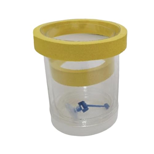 JISADER Schwimmende Fischzüchtung Isolation Box Inkubationsbox Aquarium Züchter Aquarium Hatchery Accessoire für Betta, S von JISADER