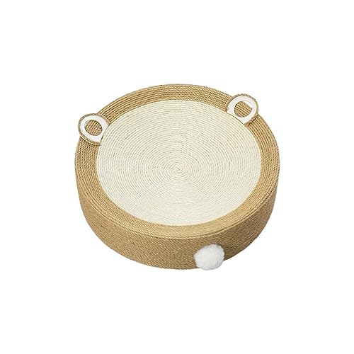 JISADER Sisal-Katzenkratzbrett, Katzenkratzpad, zum Ausruhen und Spielen, Pappmöbelschutz, Haustier-Katzenkratzer, Lounge-Katzenbetten für Hauskatzen, Beigebraun JISADER Sisal-Katzenkratzbrett, Katzenkratzpad, zum Ausruhen und Spielen, Pappmöbelschutz, Haustier-Katzenkratzer, Lounge-Katzenbetten für Hauskatzen, Beigebraun von JISADER