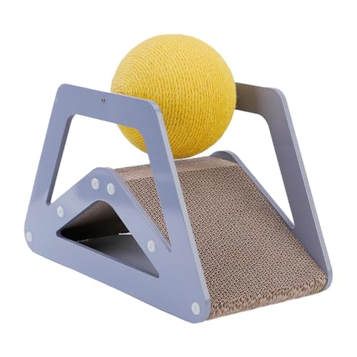 JISADER Sisal-Kratzball für Katzen, Kratzbaum aus Sisal, Zubehör für Kratzbrett aus Wellpapier zum Ausruhen und Spielen von Kätzchen JISADER Sisal-Kratzball für Katzen, Kratzbaum aus Sisal, Zubehör für Kratzbrett aus Wellpapier zum Ausruhen und Spielen von Kätzchen von JISADER