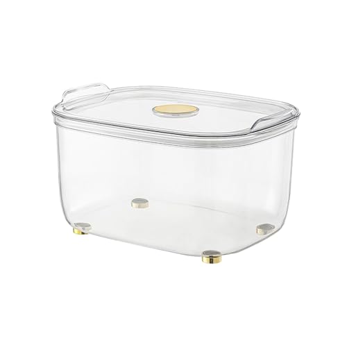 JISADER -Tank, Fischglas-Dekoration, transparent, staubdicht, mit Deckel, Aquarium für Clownfische, Reptilien, kleine Fische, Schildkröten, klein JISADER -Tank, Fischglas-Dekoration, transparent, staubdicht, mit Deckel, Aquarium für Clownfische, Reptilien, kleine Fische, Schildkröten, klein von JISADER