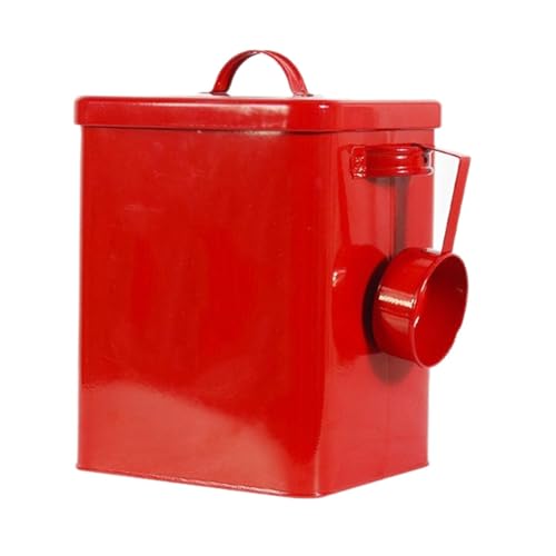 JISADER Tiernahrung Lagerung Container Tiernahrung Spender Hundefutter Eimer Reis Zucker Bins für Outdoor, Rot JISADER Tiernahrung Lagerung Container Tiernahrung Spender Hundefutter Eimer Reis Zucker Bins für Outdoor, Rot von JISADER
