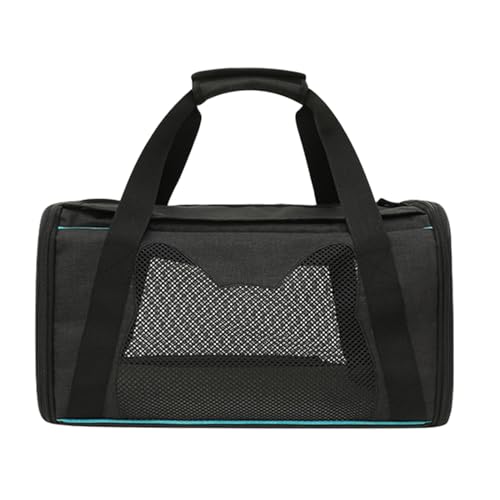 JISADER Tragbare Katzentrage, Reise-Hundetrage, 27 x 30 x 43 cm, für kleine Hunde, Outdoor-Tragetasche, zusammenklappbar, für Kätzchen und Haustiere, Schwarz JISADER Tragbare Katzentrage, Reise-Hundetrage, 27 x 30 x 43 cm, für kleine Hunde, Outdoor-Tragetasche, zusammenklappbar, für Kätzchen und Haustiere, Schwarz von JISADER