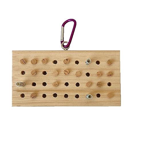 JISADER Vogel-Kauspielzeug, Papageienkäfig-Bissspielzeug, Holzkäfig-Spielzeug, Papageien-Puzzle-Spielzeug für Aras, Finken, mittelgroße und große Vögel, JISADER Vogel-Kauspielzeug, Papageienkäfig-Bissspielzeug, Holzkäfig-Spielzeug, Papageien-Puzzle-Spielzeug für Aras, Finken, mittelgroße und große Vögel, von JISADER