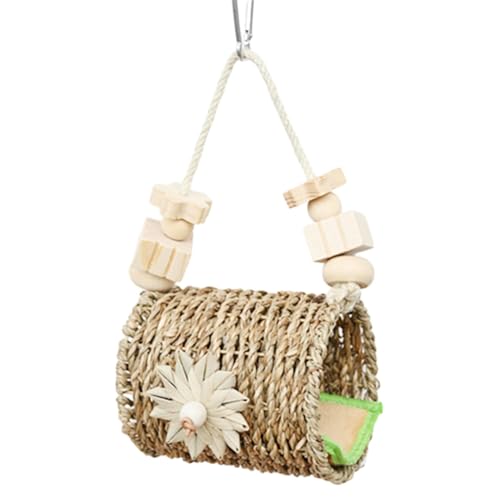 JISADER Vogelhaus, für den Außenbereich, handgefertigt, Outdoor-Ornament, Dekor, hängende Vögel, Hängematte, für Vogelkäfige im Innenhof JISADER Vogelhaus, für den Außenbereich, handgefertigt, Outdoor-Ornament, Dekor, hängende Vögel, Hängematte, für Vogelkäfige im Innenhof von JISADER