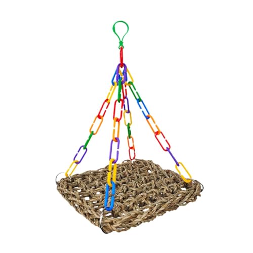 JISADER Vogelpapagei Barrot Perch Spielzeug Cage Decor Papageienständer Accessoires für Kanarien, L von JISADER