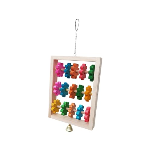 JISADER Vogelschaukel-Spielzeug, Holzpapageien, Ständer, Papageienbarsch, Spielzeug, Sittich, Kletterschaukel, Vogel, Multi JISADER Vogelschaukel-Spielzeug, Holzpapageien, Ständer, Papageienbarsch, Spielzeug, Sittich, Kletterschaukel, Vogel, Multi von JISADER