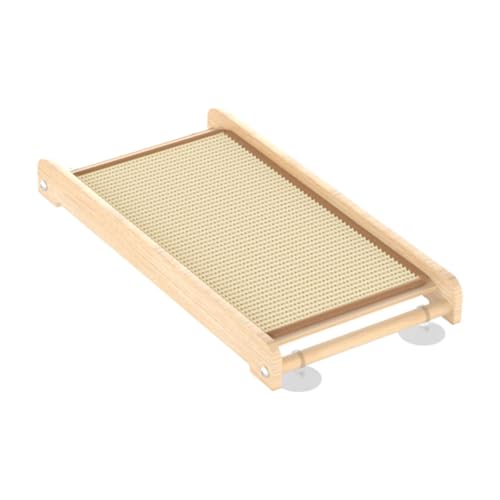 JISADER Wandkatze Kratzermatte Sisal Cat Kratzpolstermöbel Beschützer mit Saugbecher für Kätzchen von JISADER