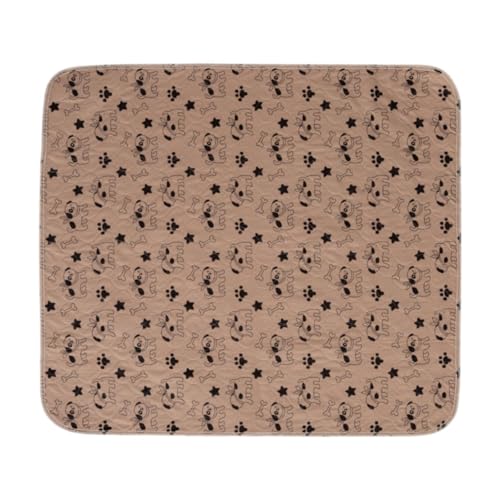 JISADER Waschbares PIPI-Pad für Hunde, Trainingspad für Haustiere, Welpenpad für das Welpentraining, Braun, L JISADER Waschbares PIPI-Pad für Hunde, Trainingspad für Haustiere, Welpenpad für das Welpentraining, Braun, L von JISADER