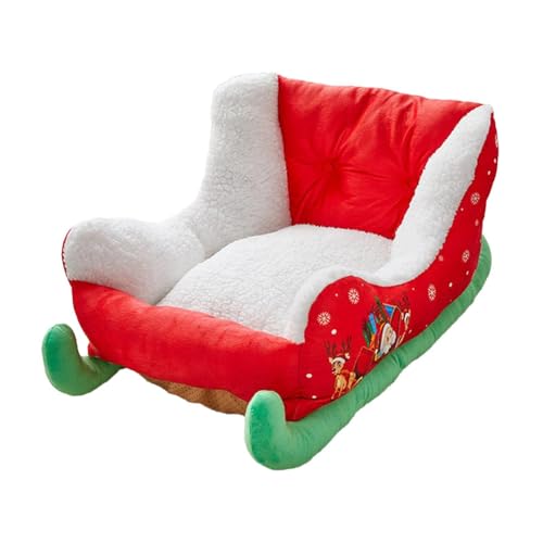 JISADER Weihnachts-Haustierbett, Haustier-Schlittenmatte, Haustierkissen, weiches Kätzchenbett, Welpennest, Hundesofa, Couch, Haustier-Schlafmatte für Hunde, JISADER Weihnachts-Haustierbett, Haustier-Schlittenmatte, Haustierkissen, weiches Kätzchenbett, Welpennest, Hundesofa, Couch, Haustier-Schlafmatte für Hunde, von JISADER