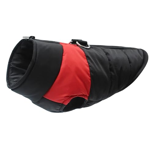 JISADER Winter-Hundemantel-Weste, Winter-Hunde-Outfits, Hundejacken, Haustierkleidung, Bekleidung, Mäntel für kaltes Wetter zum Joggen, Rot JISADER Winter-Hundemantel-Weste, Winter-Hunde-Outfits, Hundejacken, Haustierkleidung, Bekleidung, Mäntel für kaltes Wetter zum Joggen, Rot von JISADER