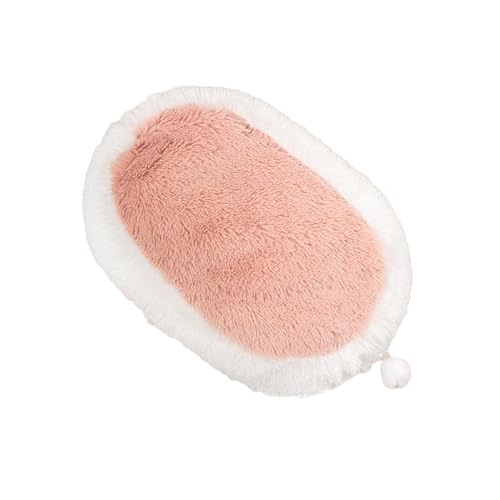 JISADER Winter-Plüsch-Katzenbett, Katzen- und Hunde-Plüschkissen, langlebig, warm, rutschfest, waschbar, mit Ballspielzeug, 59,9 x 39,9 x 8 cm, Rosa JISADER Winter-Plüsch-Katzenbett, Katzen- und Hunde-Plüschkissen, langlebig, warm, rutschfest, waschbar, mit Ballspielzeug, 59,9 x 39,9 x 8 cm, Rosa von JISADER