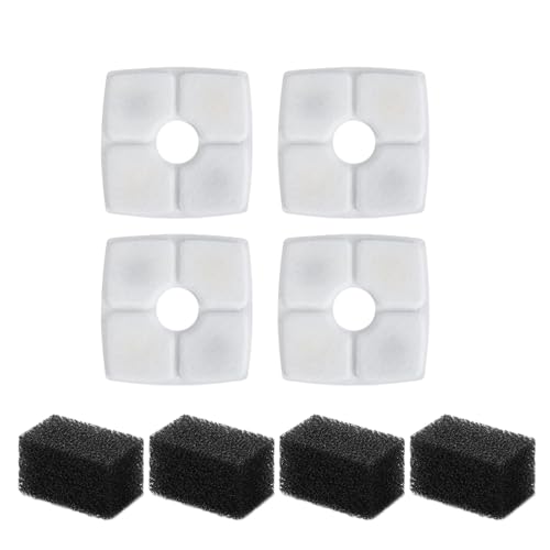 JITNGM 4/8/12 Pcs Haustierwasserspender Filter Für PET Brunnen Nicht Verwobener Gewebeersatzfilter Filterschwamm Für Automatischen Brunnen von JITNGM
