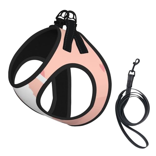 Hundegeschirr mit Alpakas-Druck, mit Leine, verstellbar und reflektierend, für Welpen, Haustiere Hundegeschirr mit Alpakas-Druck, mit Leine, verstellbar und reflektierend, für Welpen, Haustiere von JIUTY