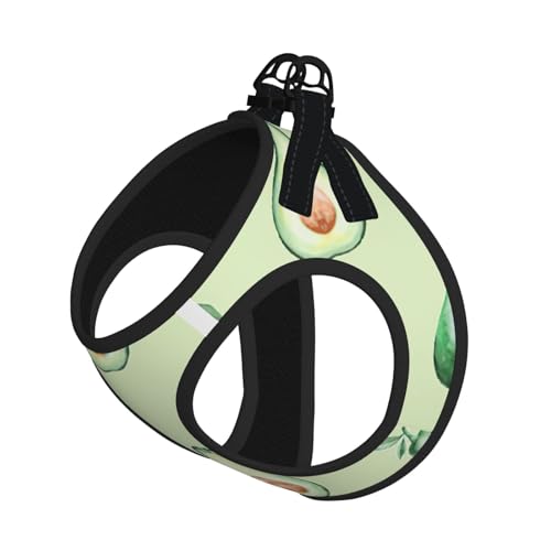 Hundegeschirr mit Avocado-Druck, mit Leine, verstellbar und reflektierend, für Welpen, Haustiere Hundegeschirr mit Avocado-Druck, mit Leine, verstellbar und reflektierend, für Welpen, Haustiere von JIUTY