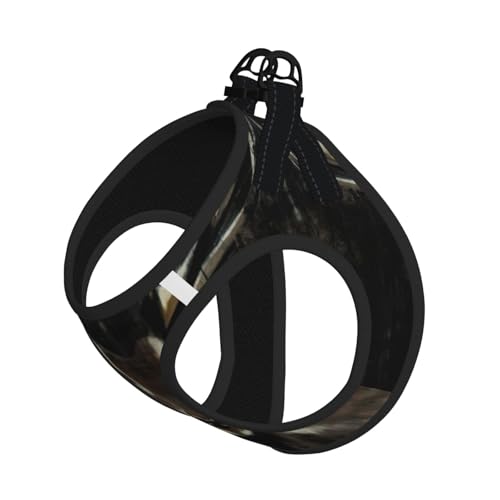 Hundegeschirr mit Hirschdruck, mit Leine, verstellbar und reflektierend, für Welpen, Haustiere Hundegeschirr mit Hirschdruck, mit Leine, verstellbar und reflektierend, für Welpen, Haustiere von JIUTY