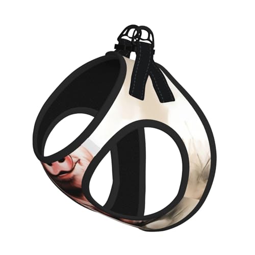 Naughty Pig Baby 1 bedrucktes Hundegeschirr mit Leine, verstellbar und reflektierend, Welpengeschirr Naughty Pig Baby 1 bedrucktes Hundegeschirr mit Leine, verstellbar und reflektierend, Welpengeschirr von JIUTY