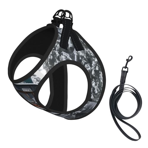 Winter-Geschirr mit Seilzug-Druck, mit Leine, verstellbar und reflektierend, für Welpen, Haustiere Winter-Geschirr mit Seilzug-Druck, mit Leine, verstellbar und reflektierend, für Welpen, Haustiere von JIUTY