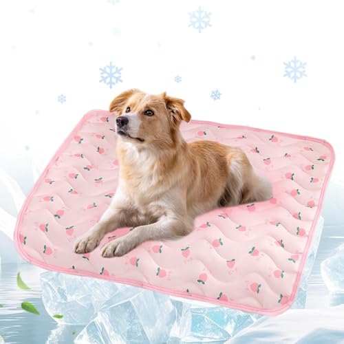 Kühlmatte für Hunde, Sommer-Eisseidenmatte für Haustiere, waschbar, tragbar, Kühlpad für Hunde und Katzen, Schlafmatte für Zuhause und draußen, Sommer-Bodenpads für Haustiere, kühlt alle Arten von Hau Kühlmatte für Hunde, Sommer-Eisseidenmatte für Haustiere, waschbar, tragbar, Kühlpad für Hunde und Katzen, Schlafmatte für Zuhause und draußen, Sommer-Bodenpads für Haustiere, kühlt alle Arten von Hau von JIYIHENKEAI