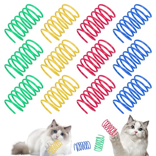 JIYIN 40 Stück Katzenspielzeug Spirale, Kunststoff Spiralfedern Katzenspielzeug Cat Spring Spielzeug Katzen Neuheit Haustiere Spielzeug für Haustiere zum Spielen JIYIN 40 Stück Katzenspielzeug Spirale, Kunststoff Spiralfedern Katzenspielzeug Cat Spring Spielzeug Katzen Neuheit Haustiere Spielzeug für Haustiere zum Spielen von JIYIN