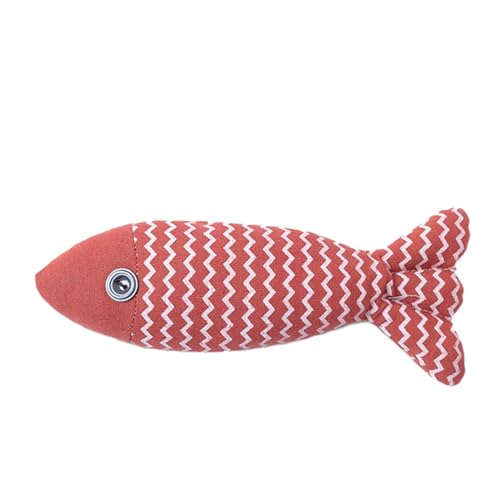 Katzenspielzeug Katzenkissen Fisch Weiches und langlebiges knisterndes Katzenminzenspielzeug Zähneknirschen, Zahnreinigung, bissfestes Spielzeug, interaktives Katzenspielzeug, Katzenkauspielzeug/215(R Katzenspielzeug Katzenkissen Fisch Weiches und langlebiges knisterndes Katzenminzenspielzeug Zähneknirschen, Zahnreinigung, bissfestes Spielzeug, interaktives Katzenspielzeug, Katzenkauspielzeug/215(R von JJAURANCE