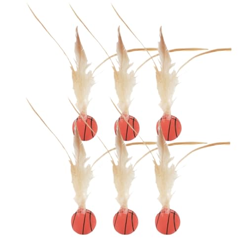 JJIAGOLD Interaktives Katzenspielzeug-Set mit Federball für Katzen, interaktives Katzenspielzeug für Indoor-Katzen, Spielzeug mit JJIAGOLD Interaktives Katzenspielzeug-Set mit Federball für Katzen, interaktives Katzenspielzeug für Indoor-Katzen, Spielzeug mit von JJIAGOLD