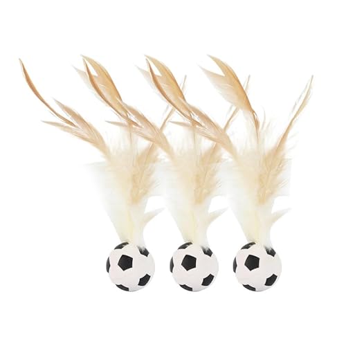 JJIAGOLD Interaktives Katzenspielzeug-Set mit Federball für Katzen, interaktives Katzenspielzeug für Indoor-Katzen, Spielzeug mit JJIAGOLD Interaktives Katzenspielzeug-Set mit Federball für Katzen, interaktives Katzenspielzeug für Indoor-Katzen, Spielzeug mit von JJIAGOLD