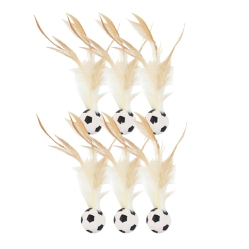 JJIAGOLD Interaktives Katzenspielzeug-Set mit Federball für Katzen, interaktives Katzenspielzeug für Indoor-Katzen, Spielzeug mit JJIAGOLD Interaktives Katzenspielzeug-Set mit Federball für Katzen, interaktives Katzenspielzeug für Indoor-Katzen, Spielzeug mit von JJIAGOLD