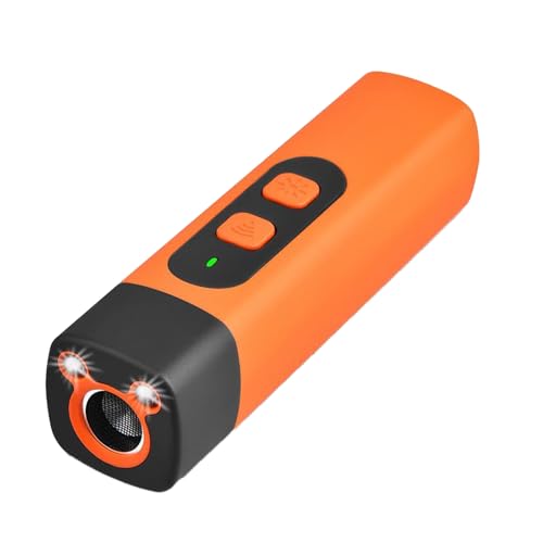 JJIW Hundeabwehr Ultraschall, Hundeabwehr, Indoor/Outdoor Bellen-Deterrent-GeräT, Eignet Sich FüR Alle Hunderassen – Stoppt Bellen, Springen Und Aggression Ohne Schreien (Orange) von JJIW