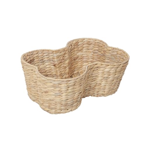 JJSQYLAN Wasserhyazinthe Hundespielzeugkorb, Knochenförmiger Aufbewahrungskorb für Hundespielzeug, Haustierspielzeug, handgefertigt, 40,6 x 33 x 17,8 cm JJSQYLAN Wasserhyazinthe Hundespielzeugkorb, Knochenförmiger Aufbewahrungskorb für Hundespielzeug, Haustierspielzeug, handgefertigt, 40,6 x 33 x 17,8 cm von JJSQYLAN