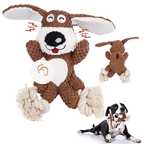 JJW Plüsch-Hundespielzeug interaktiv, gefüllter Hund, Hundespielzeug gegen Langeweile, Kauspielzeug, niedliches Hundespielzeug für Welpen, Mit Leaky-Food-Funktion. (braun) (1 Pc) JJW Plüsch-Hundespielzeug interaktiv, gefüllter Hund, Hundespielzeug gegen Langeweile, Kauspielzeug, niedliches Hundespielzeug für Welpen, Mit Leaky-Food-Funktion. (braun) (1 Pc) von JJW
