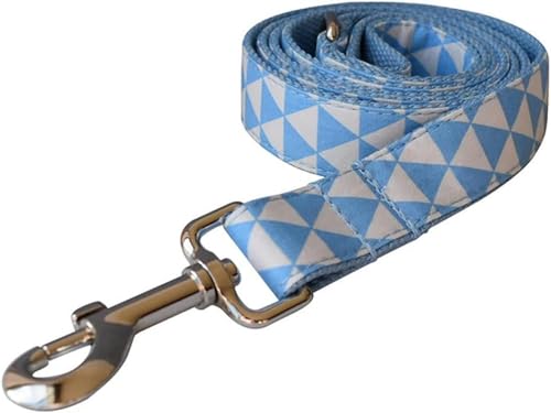 Blaues Halsband, personalisierter Baumwollqualitätsstoff für kleine, mittelgroße und große Hunde, Metallteile, Haustierzubehör, Hundeleine, M Blaues Halsband, personalisierter Baumwollqualitätsstoff für kleine, mittelgroße und große Hunde, Metallteile, Haustierzubehör, Hundeleine, M von JKDSAO