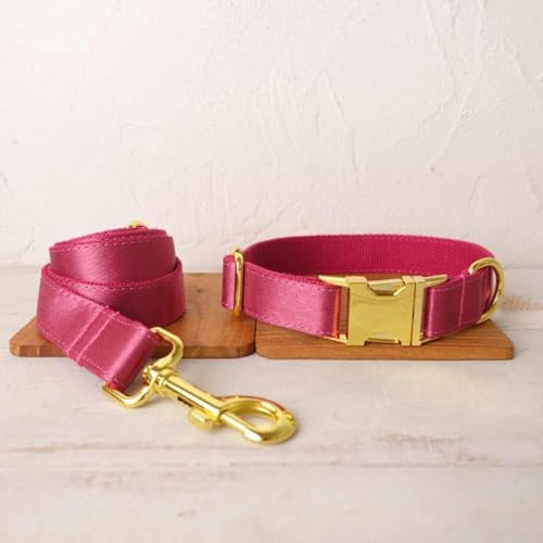 Einzigartiges Hundehalsband, praktisch zum Spazierengehen, Hundeleinen-Zubehör für kleine, mittelgroße und große Hunde, 5 Größen - Hundehalsband-Leinen-Set - L Einzigartiges Hundehalsband, praktisch zum Spazierengehen, Hundeleinen-Zubehör für kleine, mittelgroße und große Hunde, 5 Größen - Hundehalsband-Leinen-Set - L von JKDSAO