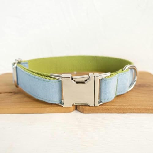 Halsband Halsband Poly Satin und Nylon Blau und Grün 5 Größen-Hundehalsband-XS Halsband Halsband Poly Satin und Nylon Blau und Grün 5 Größen-Hundehalsband-XS von JKDSAO