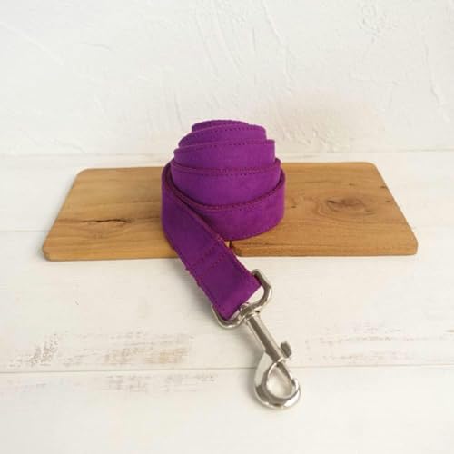 Halsband aus Polysatin und Nylon, lila, 5 Größen, Hundehalsband und Leine, Hundeleine, M Halsband aus Polysatin und Nylon, lila, 5 Größen, Hundehalsband und Leine, Hundeleine, M von JKDSAO