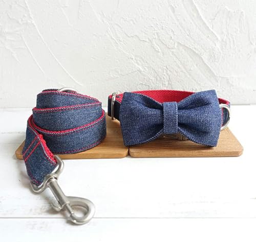 Halsband rot Hundehalsband und Leine 5 Größen,Hundehalsband Fliege,M-Fliege Halsband Leine-XL Halsband rot Hundehalsband und Leine 5 Größen,Hundehalsband Fliege,M-Fliege Halsband Leine-XL von JKDSAO
