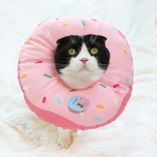 Hundehalsband, Bedruckt, weiche Baumwolle, verstellbares Hundehalsband für Katzen, Rosa, M Hundehalsband, Bedruckt, weiche Baumwolle, verstellbares Hundehalsband für Katzen, Rosa, M von JKDSAO