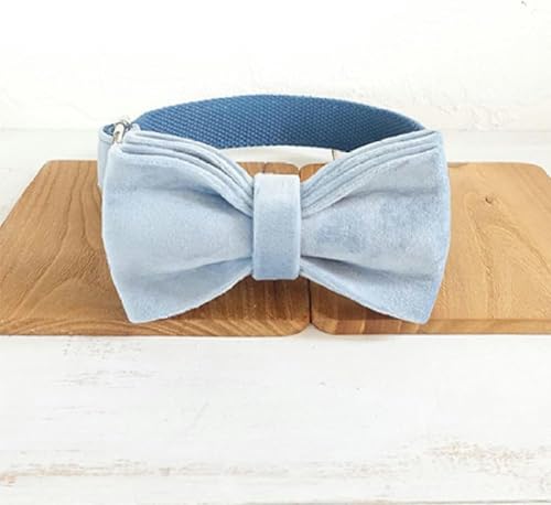 Hundehalsband, Haustierhalsband für Ihr Haustier, 5 Größen, Hundehalsband mit Fliege, L Hundehalsband, Haustierhalsband für Ihr Haustier, 5 Größen, Hundehalsband mit Fliege, L von JKDSAO