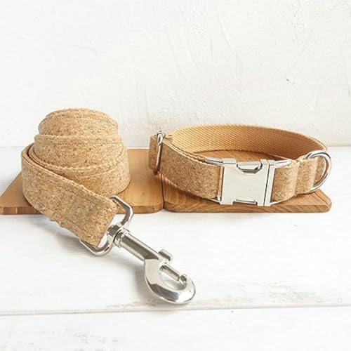 Hundehalsband, praktisches Hundeleinen-Zubehör zum Spazierengehen für kleine, mittelgroße und große Hunde, 5 Größen - Hundehalsband- und Leinen-Set - M Hundehalsband, praktisches Hundeleinen-Zubehör zum Spazierengehen für kleine, mittelgroße und große Hunde, 5 Größen - Hundehalsband- und Leinen-Set - M von JKDSAO