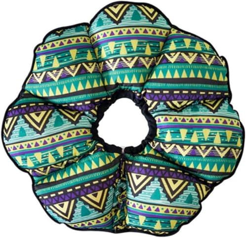 Hundehalsband, weich, Sonnenblumen-Kopfbedeckung, Schutzhalsband, Badehalsband, Dunkelgrün, L von JKDSAO