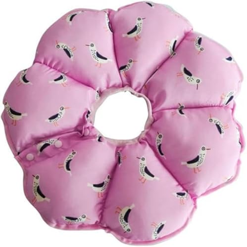 Hundehalsband, weich, Sonnenblumen-Kopfbedeckung, Schutzhalsband, Badehalsband, Pink, L Hundehalsband, weich, Sonnenblumen-Kopfbedeckung, Schutzhalsband, Badehalsband, Pink, L von JKDSAO