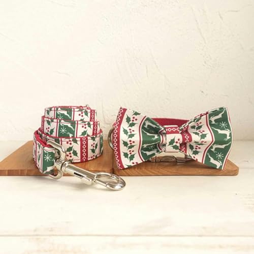 Hundehalsband aus Polysatin und Nylon, 5 Größen, Hundehalsband, Hundehalsband mit Fliege, XL-Halsband mit Fliege und Leine, M Hundehalsband aus Polysatin und Nylon, 5 Größen, Hundehalsband, Hundehalsband mit Fliege, XL-Halsband mit Fliege und Leine, M von JKDSAO