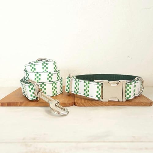 Hundehalsband aus Polysatin und Nylon, 5 Größen, Hundehalsband und Leinen-Set, Hundehalsband-Leinen-Set, S Hundehalsband aus Polysatin und Nylon, 5 Größen, Hundehalsband und Leinen-Set, Hundehalsband-Leinen-Set, S von JKDSAO