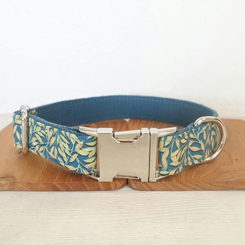 Hundehalsband für Haustiere, Hundezubehör, Heimtierbedarf für kleine, mittelgroße und große Hunde, 5 Größen, goldene Blätter-Hundehalsband-L Hundehalsband für Haustiere, Hundezubehör, Heimtierbedarf für kleine, mittelgroße und große Hunde, 5 Größen, goldene Blätter-Hundehalsband-L von JKDSAO