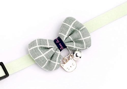Katzenhalsband mit Fliege und Glöckchen, Schleife, Halsband, Krawatte, für Welpen, Kätzchen, Hunde, Katzen, Haustierschmuck, Accessoire, Blau, XS Katzenhalsband mit Fliege und Glöckchen, Schleife, Halsband, Krawatte, für Welpen, Kätzchen, Hunde, Katzen, Haustierschmuck, Accessoire, Blau, XS von JKDSAO
