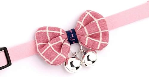 Katzenhalsband mit Fliege und Glöckchen, Schleife, Halsband, Krawatte, für Welpen, Kätzchen, Hunde, Katzen, Haustierschmuck, Accessoire, Schwarz, XS Katzenhalsband mit Fliege und Glöckchen, Schleife, Halsband, Krawatte, für Welpen, Kätzchen, Hunde, Katzen, Haustierschmuck, Accessoire, Schwarz, XS von JKDSAO