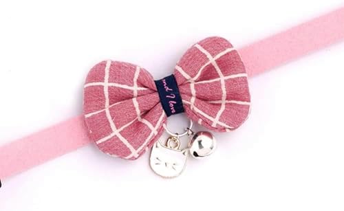 Katzenhalsband mit Fliege und Glöckchen, Schleife, Halsband, Krawatte, für Welpen, Kätzchen, Hunde, Katzen, Haustierschmuck, Accessoire, rot, M Katzenhalsband mit Fliege und Glöckchen, Schleife, Halsband, Krawatte, für Welpen, Kätzchen, Hunde, Katzen, Haustierschmuck, Accessoire, rot, M von JKDSAO